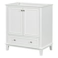 thumbnail image 1 of Furvclv 30" Bathroom Vanity, Bathroom Storage Cabinet Without Sink, Multi-functional Bathroom Vanity With Doors Drawers Adjustable Shelf, Solid Frame MDF Board Cabinet, 1 of 9