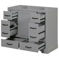 thumbnail image 1 of Furvclv 36'' Bathroom Vanity, Modern Wooden Bathroom Storage Cabinet, With 6 Drawers, Multi-Functional Drawer Divider, Adjustable Shelf (NOT INCLUDE SINK), 1 of 9