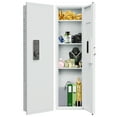 thumbnail image 1 of Furvclv 53.15" Wall Safe Between The Studs, Hidden Electronic Safe Deposit Box With Dual Alarm Function & Adjustable Shelves For Business Cash Drops Home Safety, 1 of 9