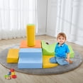thumbnail image 1 of Furvclv 6-in-1 Climb Crawl Activity Play Set For Toddler Indoor Active Play Structure Climbing Crawling Toys Gym Equipment For Boys Girls, 1 of 6