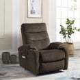 thumbnail image 1 of Furvclv Electric Power Lift Recliner Chair, Fabric Recliner Chair With Massage And Heat USB Ports 2 Cup Holders 2 Side Pockets Remote Control For Elderly, 1 of 1