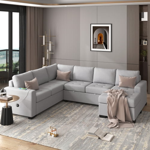 Corner sofa bed with footstool discount