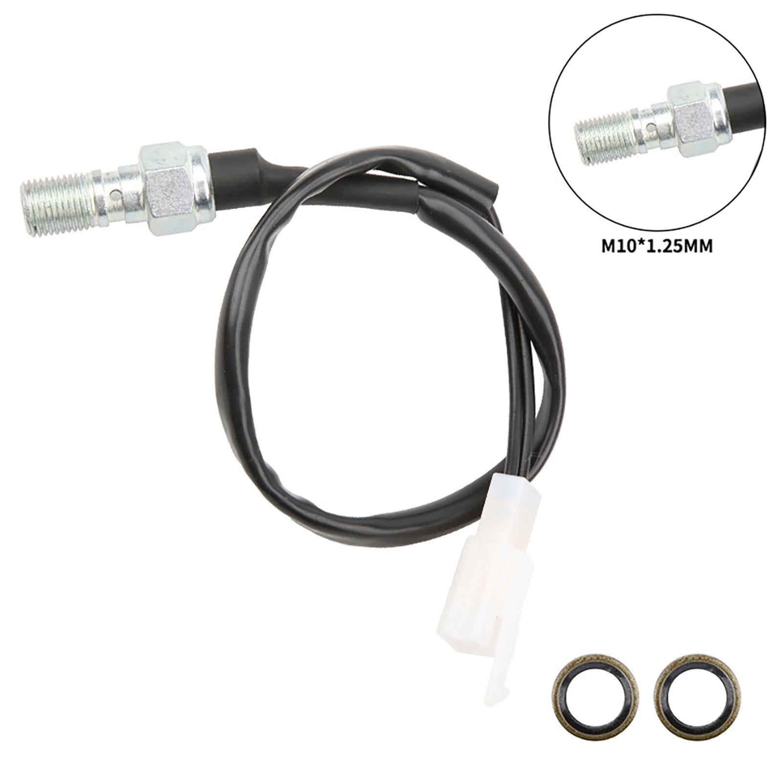 Cycles - HYDRAULIC STOPLIGHT SWITCH LAMPU REM HARLEY DYNA TOURING 71-07 SOFTAIL 85-07 SPORTSTER 79-03 DS-272191 OEM 72023-51A - View #9