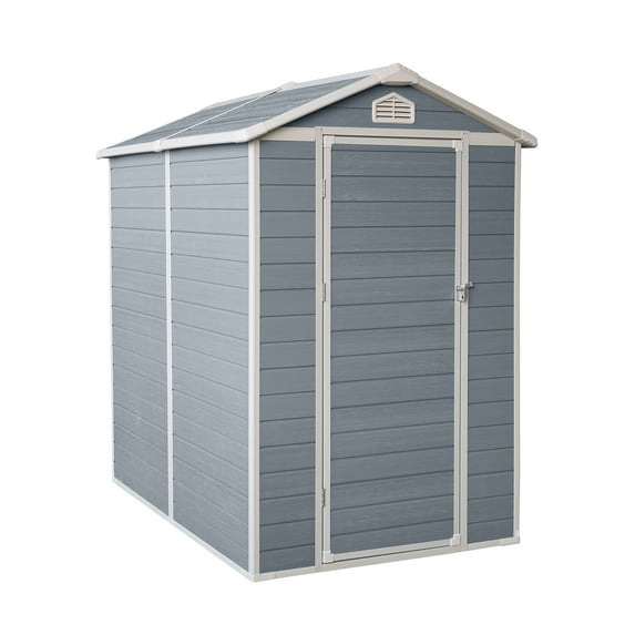 Furvclv Outdoor Storage Shed, Sheds & Outdoor Storage With Air Vents, Padded Lockable Double Doors, Roof Waterproof Storage Shed Large For Backyard, Lawn