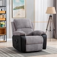 thumbnail image 1 of Furvclv Recliner Chair, Home Theater Seating With Adjustable Backrest, Extendable Footstool, Electric Remote Control, Thick Cushions, Electric Sofa Chair For Living Room, 1 of 9