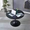thumbnail image 1 of Furvclv Tulip Table, Mid-century Dining Table, For 4-6 People, With Round Tabletop, Pedestal Dining Table, Modern Leisure Coffee Table for Dinning Room, Bedroom, Kitchen, 1 of 9
