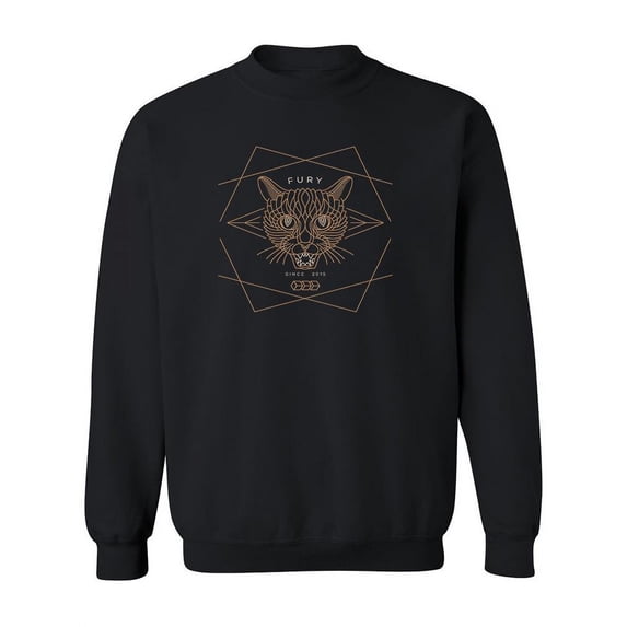 Fury Animal Slogan Sweatshirt Women -Image by Shutterstock, Female 3X-Large