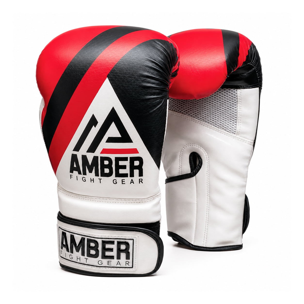Fury Boxing Gloves - Kickboxing, Muay Thai Training Gloves, Sparring Punching Bag Mitts, Durable PU, Shock-Absorbing Foam Core, Non-Slip Wrist Support, Multi-Sport Glove, Red/Black, 16oz