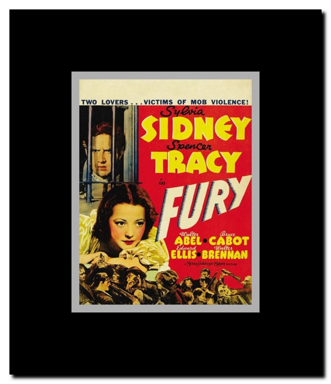 Fury Framed Movie Poster