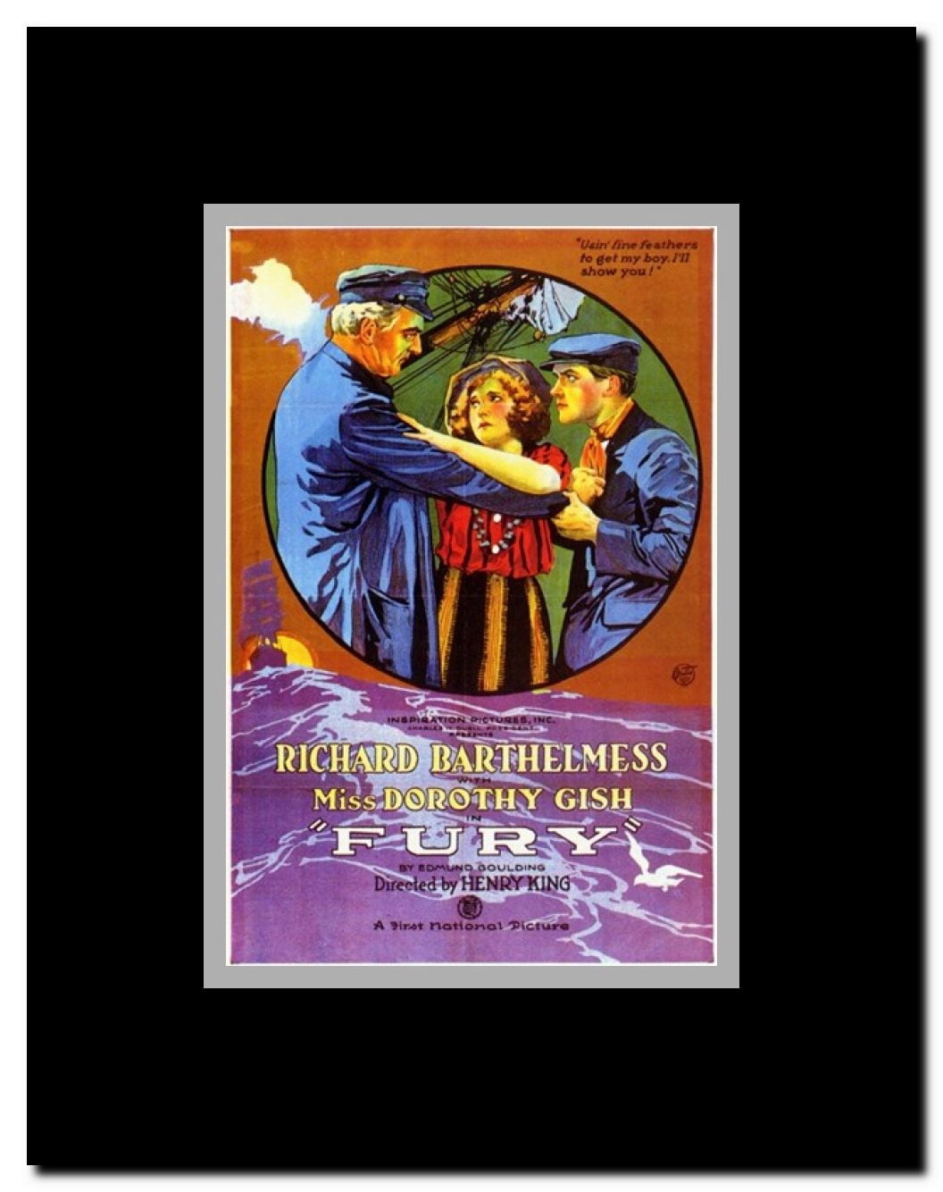 Fury Framed Movie Poster