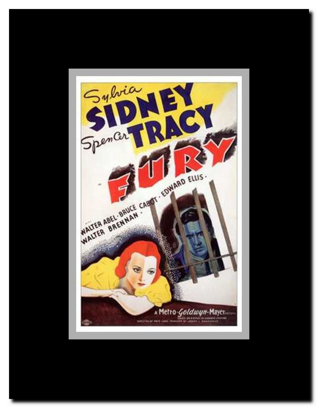 Fury Framed Movie Poster