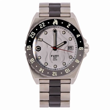 Core Timepieces Fury GMT WHITE LIGHTNING | White Dial