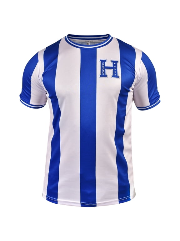 Fury Honduras Soccer Jersey - Honduras Soccer Shirt - Camiseta de Futbol Honduras Jersey Hombres/Men/Mujeres/Women/Unisex (L)