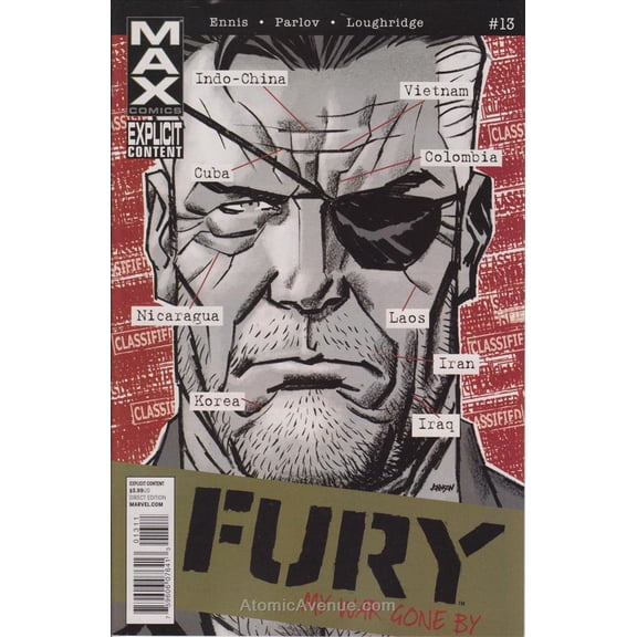 Fury Max #13 VF ; Marvel Comic Book