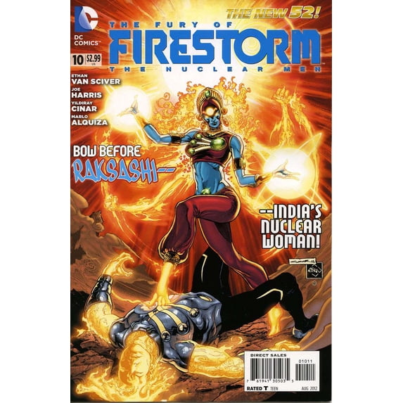 Fury of Firestorm, The: The Nuclear Men #10 VF ; DC Comic Book