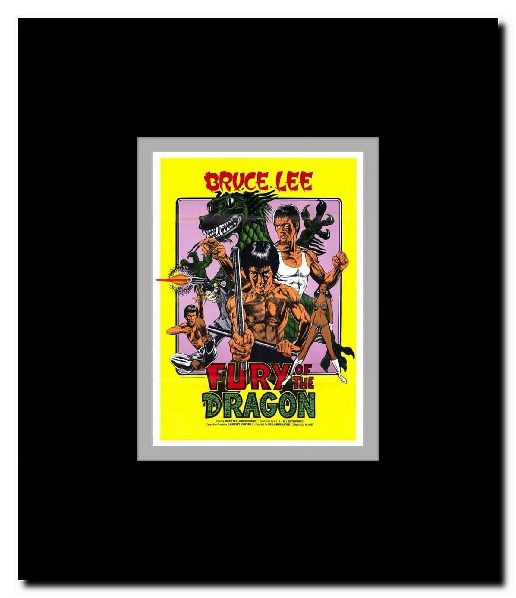 Fury of the Dragon Framed Movie Poster