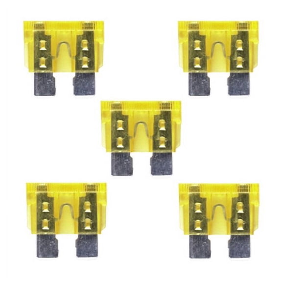 Fuse 20 amp ATC Yellow 5 Pack 1/4" Blade Pro #: ATC20 X-Ref #: EATC20