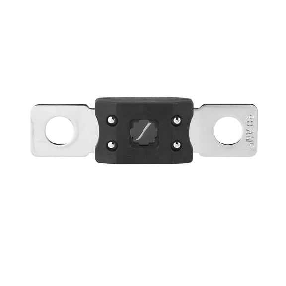 Fuse 40A Universal Slow Blow Blade Style Fuse Bolt Down Fuse for Car Vehicle Automotive Marine Audio Video System Black