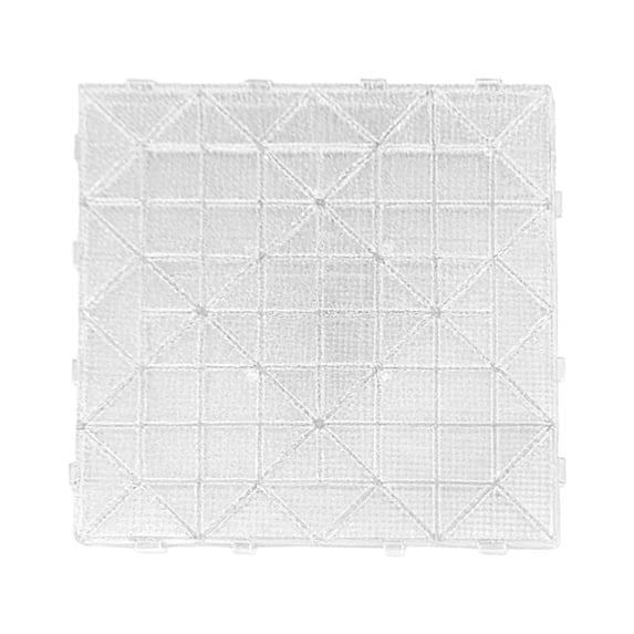 Fuse Bead Pegboards for Kids & Adults, Clear Perler Bead Boards with Multiple Design Templates, Square & Round Patterns for DIY Arts, Crafts & Creative Projects,Clear2