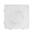 thumbnail image 1 of Fuse Bead Pegboards for Kids & Adults, Clear Perler Bead Boards with Multiple Design Templates, Square & Round Patterns for DIY Arts, Crafts & Creative Projects,Clear1, 1 of 6