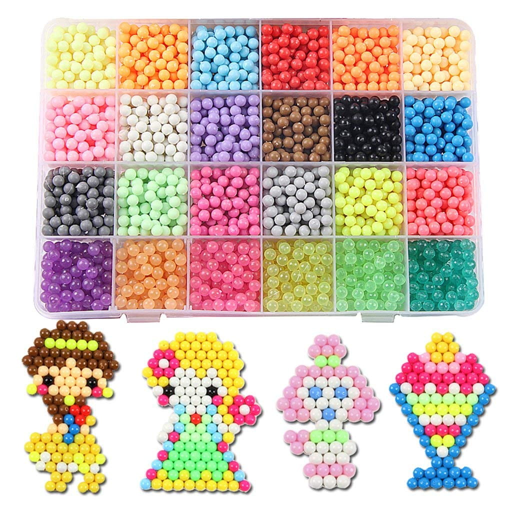 Aquabeads Mega Bead Trunk Refill Pack, Arts & Crafts Bead Refill Kit for  Children - over 3,000 Beads Included 