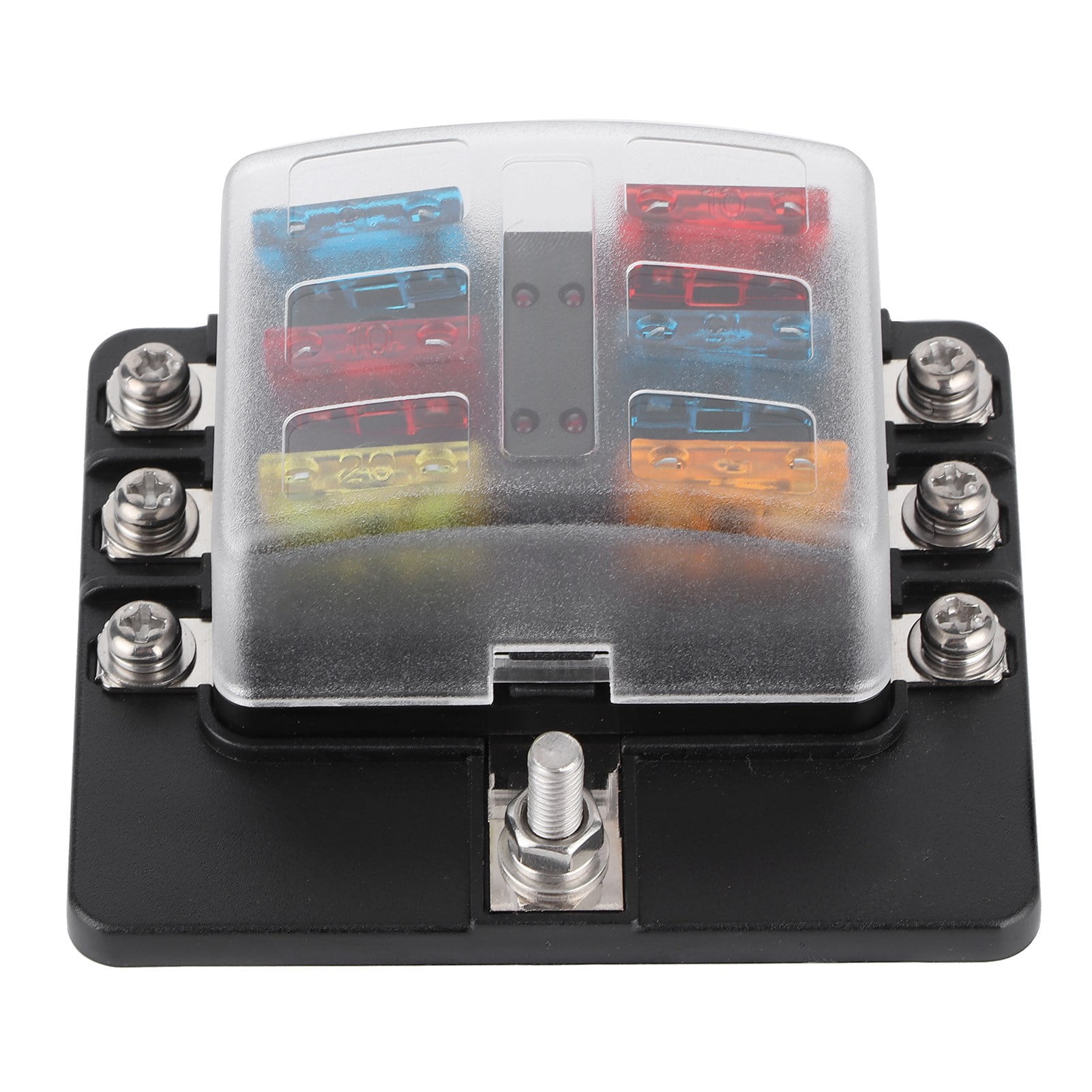 Fuse Block, Fuse Holder, PBT Flame Retardant Black Insulation For Autos