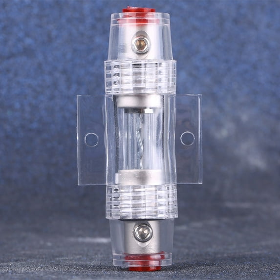Fuse Box Car Audio Fuse Box Fuse Box Holder Car Auto Vehicle Stereo Audio AGU Fuse Box Holder Block 8 Gauge Wire With 4Pcs 60Amp Fuse
