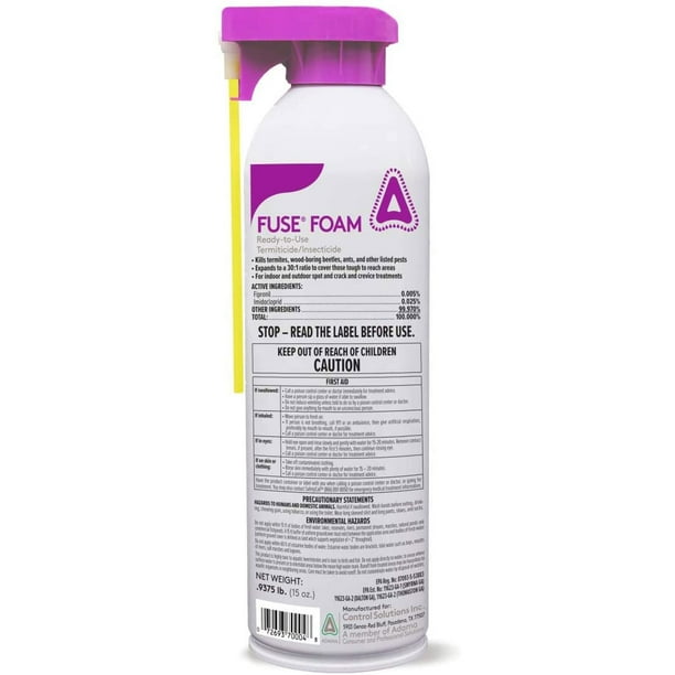 Control Solutions Fuse Foam Ready-To-Use Termiticide, 15 oz