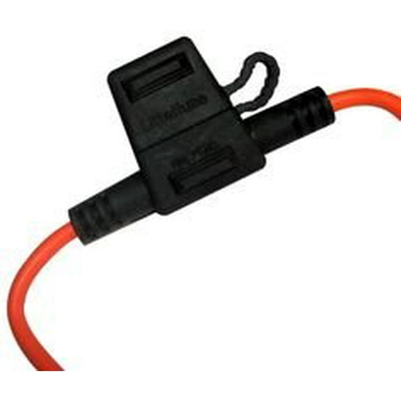 Fuse Holder HOLDER MINI INLINE BLACK WIRE (1 piece)
