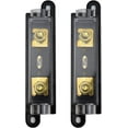 thumbnail image 1 of Fuse Holder Kit - 2 Packs Distribution Block with Protective Cover & 50A AMP ANL Inline Fuses For Car Boat Audio Stereo Amplifier Alarm and Solar Panel 12V 24V 32V, 1 of 3