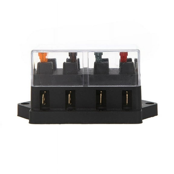 Fuse Holder,Middle-sized Fuse Box Car Vehicle 4 Universal Car Vehicle Circuit Middle-sized Fuse Vehicle 4 Way 4 Way Circuit Anl Fuse Way Circuit Middle-sized Fuse Box Block Eryue