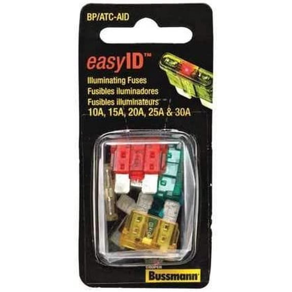 Bussmann Automotive Fuse Kit - 5 Fuses Included, Case of 5