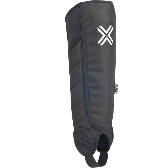 Fuse Protection Alpha Shin Whip Ankle Pad Black MD Pair