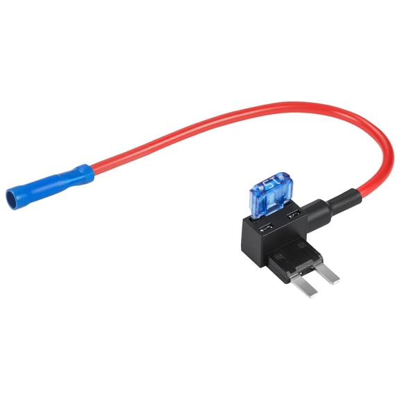 Fuse Tap,24 Packs,4 Types 12V Car Add-a-Circuit Fuse Tap Adapter,Standard Mini Micro2&Low Profile Mini Blade Fuses Holder,ATO ATC ATM Fuses Adapter Jumper for Cars Trucks Boats