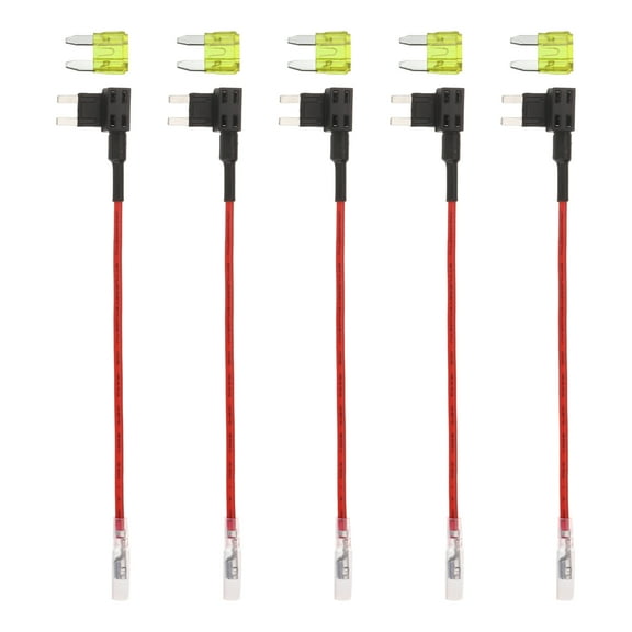 Fuse Tap 24V 12V Car Add A Circuit Fuse Tap Adapter with 20A Mini Fuses, 5pcs