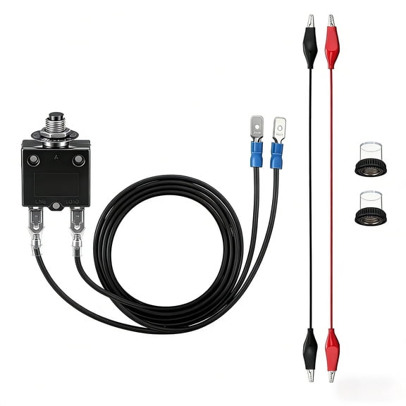 Fuse Tester Kit with 3AMP 5AMP Resettable Fuses for Circuit Breaker Use