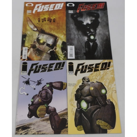 Fused #1-4 VF/NM complete series Steve Niles ; Image