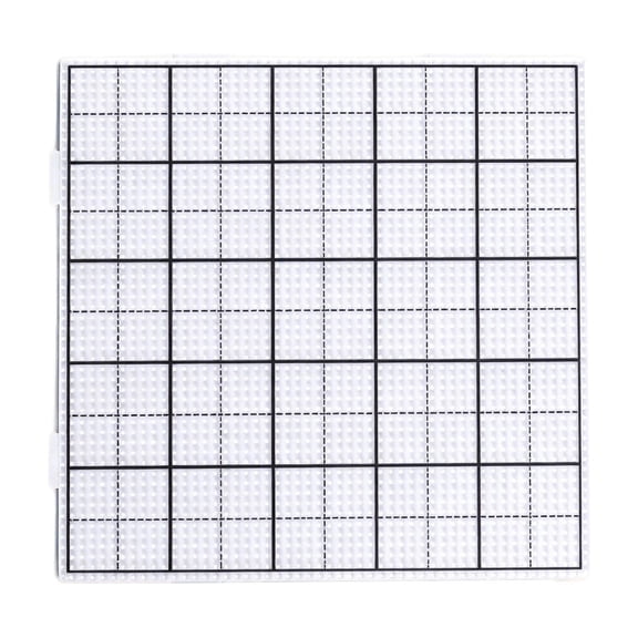Fused Bead Splicing Base Plate,Heat-Resistant Fused Bead Splicing Base Plate,Melting Beads Crafting Tool,5.51x5.51 inch Reusable Square Pegboard,Craft Compatibility for Adults (White Scale Mark)