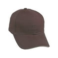 thumbnail image 1 of Fused Buckram Baseball Hat w/ Curved Visor - Brown/Khaki, 1 of 1