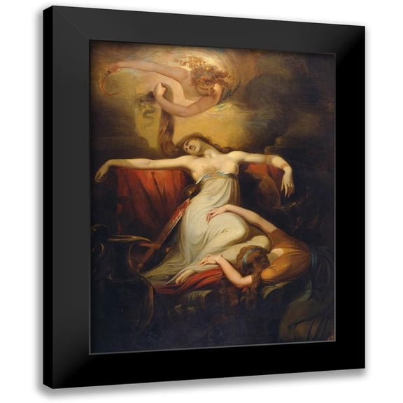 Fuseli, Henry 15x18 Black Modern Framed Museum Art Print Titled - Dido