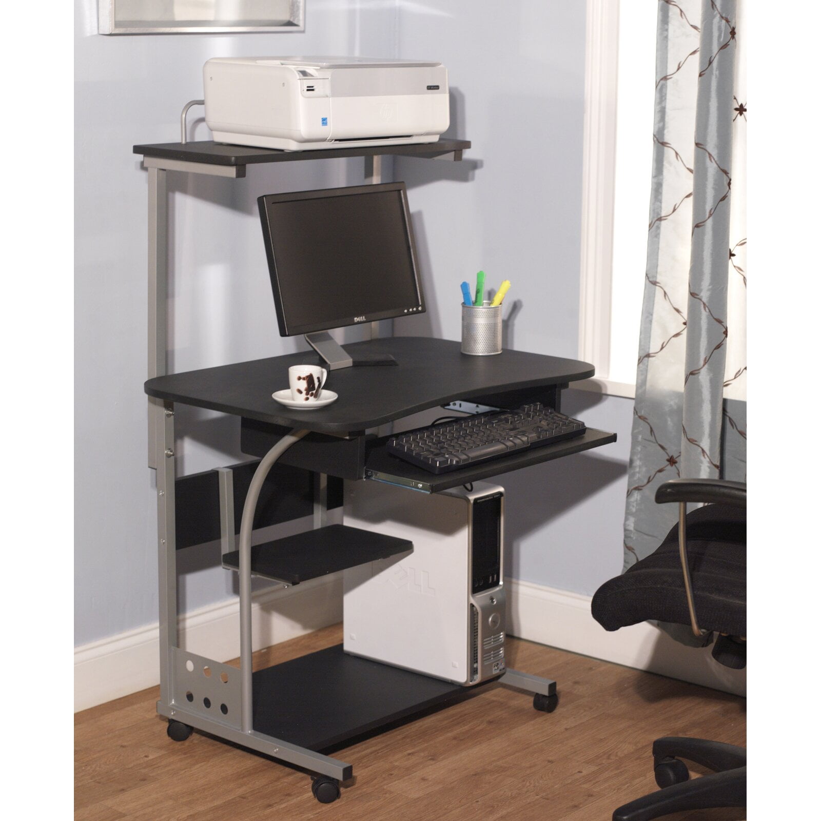 Fuselier Desk with Hutch 38 lb. Keyboard Tray 2.75 x 20.9 x 11.8