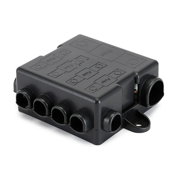 Fuses Box Power Distribution Block with Busbar for High Current Distribution 12V 24V Automotive Marine Applications Use