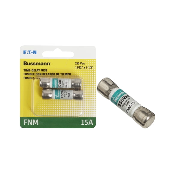 Fusetron FNM Cartridge Fuse - Pack of 4 Standard US Plumbing Rough-In, Drop-In Replacement