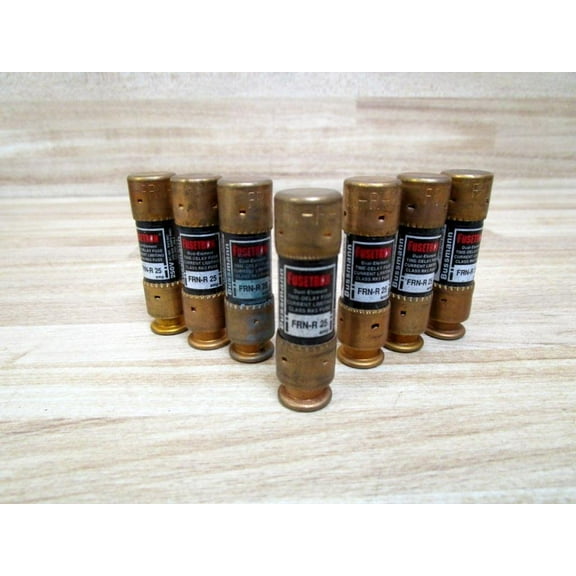 Fusetron FRN-R-25 Fuses FRNR25 Pack of 7