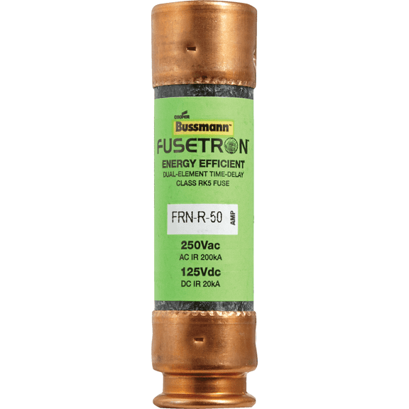 Fusetron FRN-R Cartridge Fuse - Pack of 4 Standard US Plumbing Rough-In, Drop-In Replacement