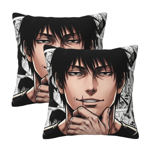 Fushiguro Toji Home Made Decorative Cushion Covers Pillow Covers 2 Pack