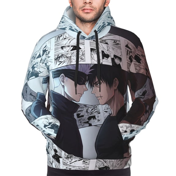 Fushiguro Toji Hoodies For Men Hoodie Pullover Long Sleeve Hooded Sweatshirt With Pockets