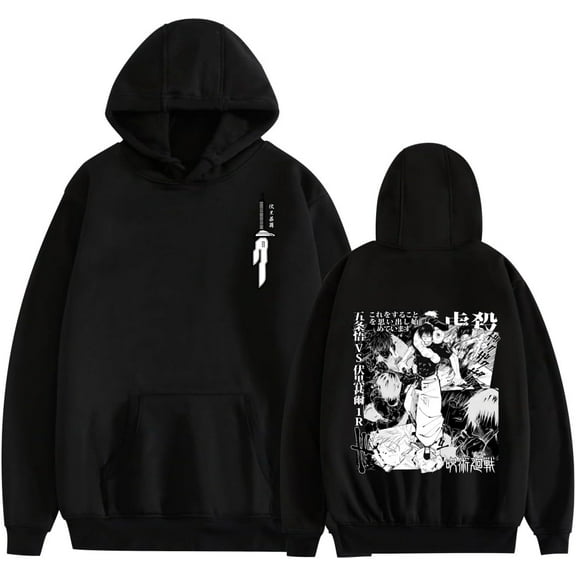 Fushiguro Toji Itadori Yuji Hoodie 100 Cotton High Street Comfort for Men and Women Satoru Gojo Hoodie Pullover Sweatshirt Anime Unisex