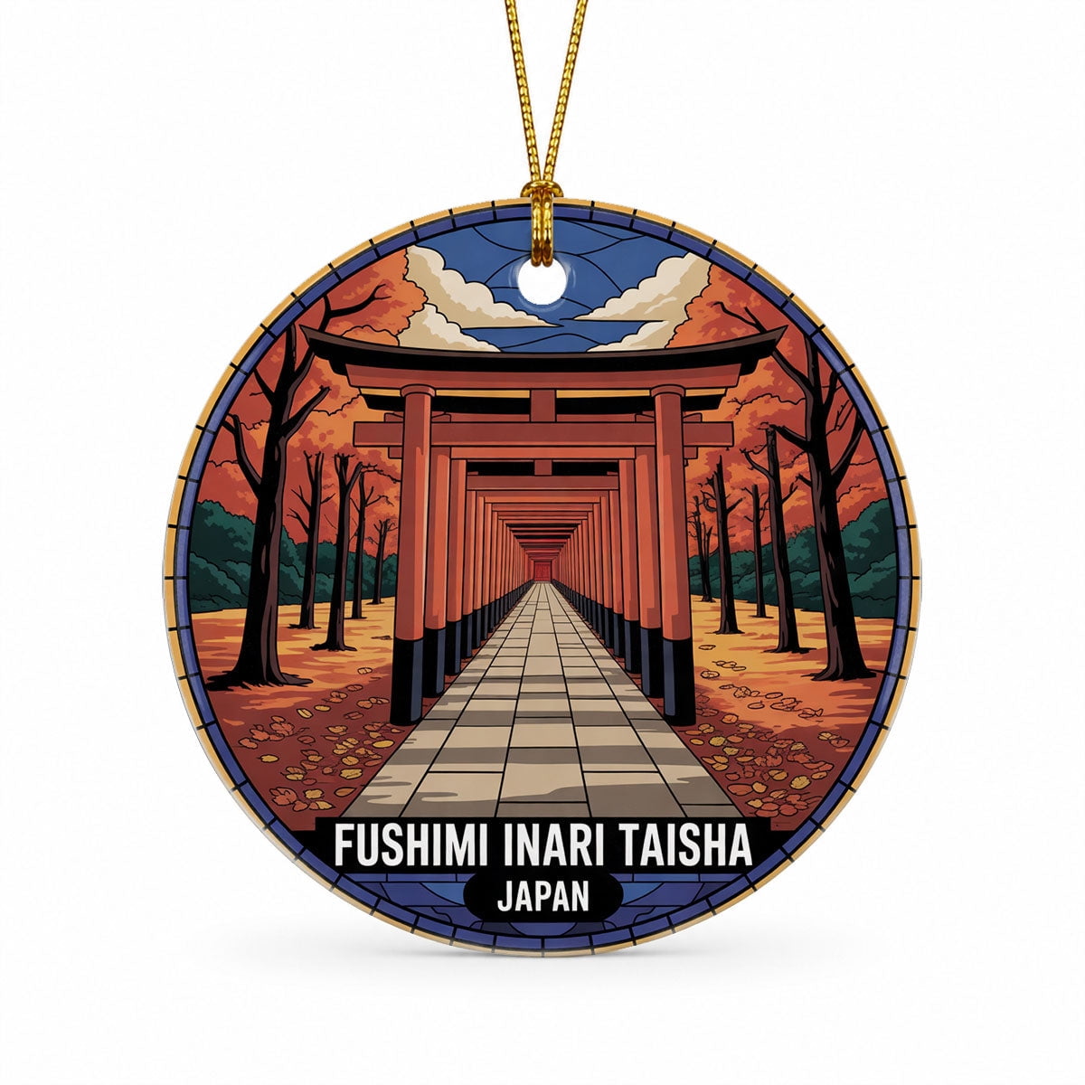 Fushimi Inari Taisha Christmas Travel Keepsake, Japan Souvenir Holiday ...