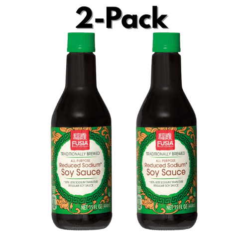 Fusia Reduced Sodium Soy Sauce 2-Pack 15 fl oz
